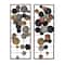 29" Multicolored Metal Contemporary Abstract Wall Décor